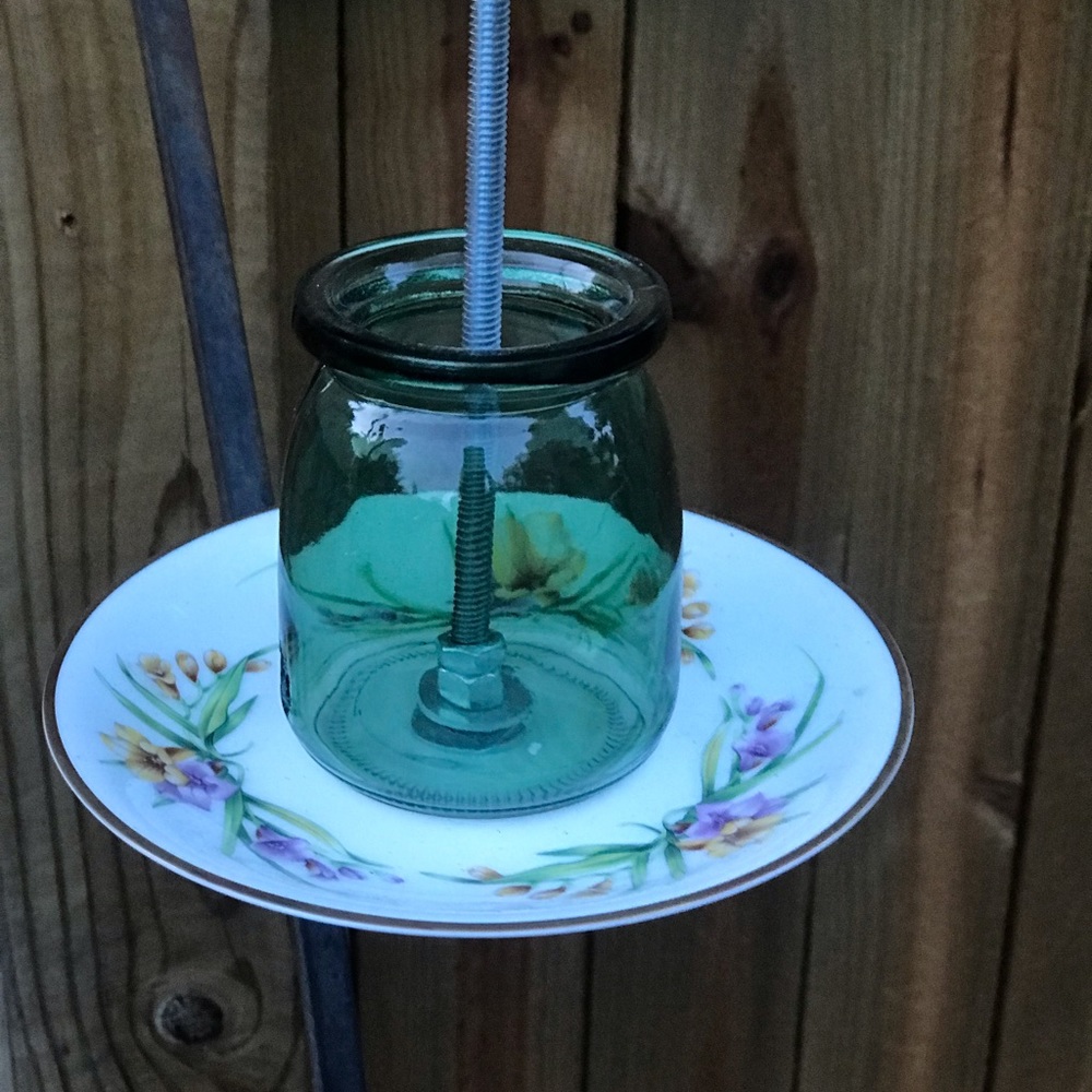 Bird Feeder vintage glassware - Picture 3 of 4
